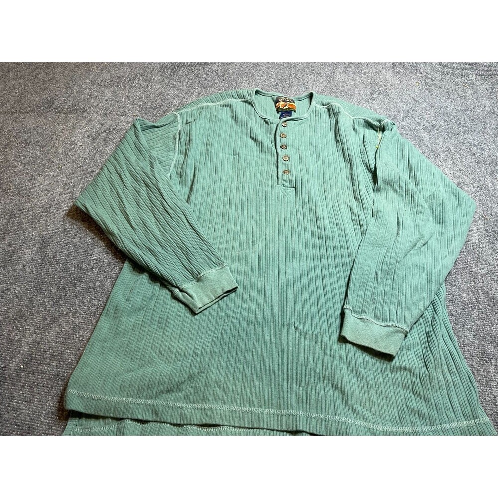 High Sierra Shirt Womens Large L Green Long Sleeve Cotton